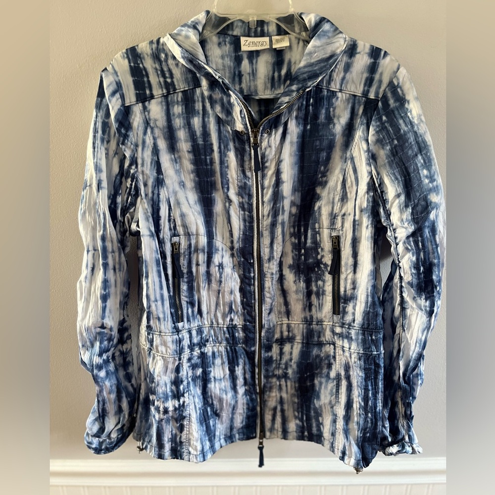 Zenergy by CHICOS Tie-Dye windbreaker Jacket